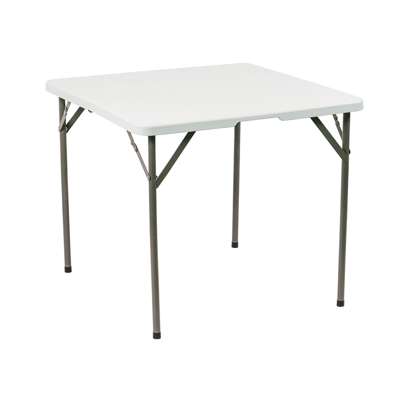 86 cm table carrée pliante à poussière extérieure portable 86 cm